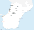 map province Reggio Calabria