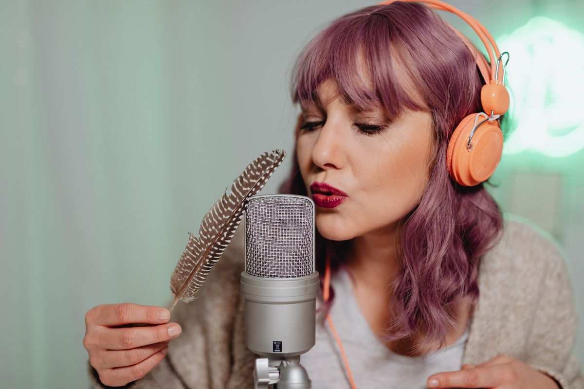 voce registrata suono sensazione