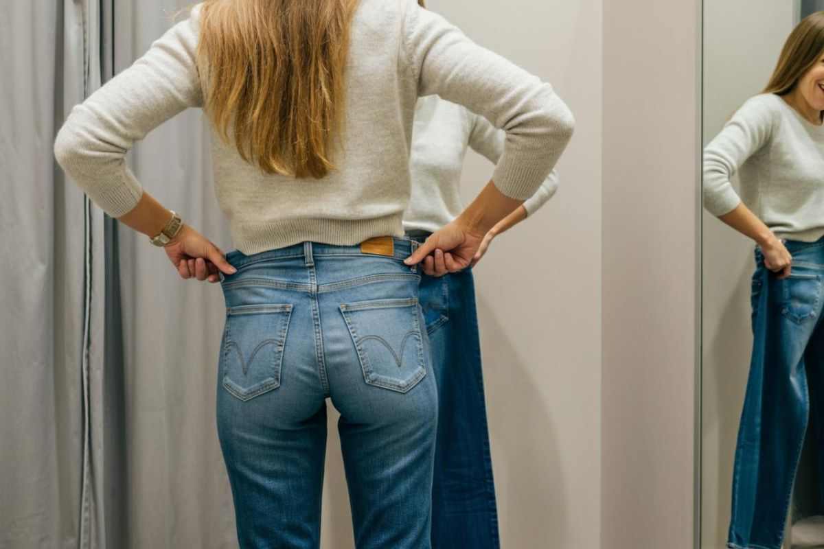 jeans stretti trucchi
