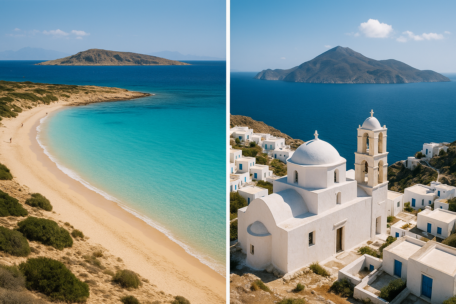 Koufonissi e Kimolos: le due isole greche che gli italiani scelgono per sfuggire al turismo di massa