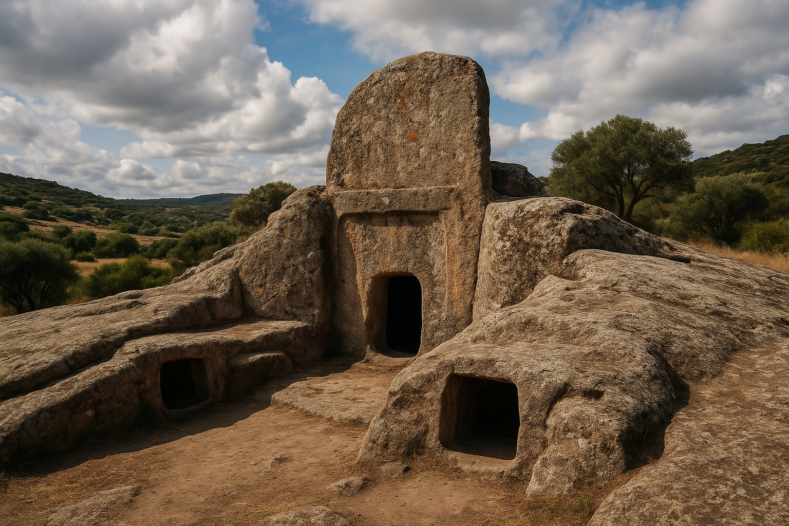 La necropoli nuragica di 4000 anni in Sardegna: il culto dei morti scolpito nella roccia
