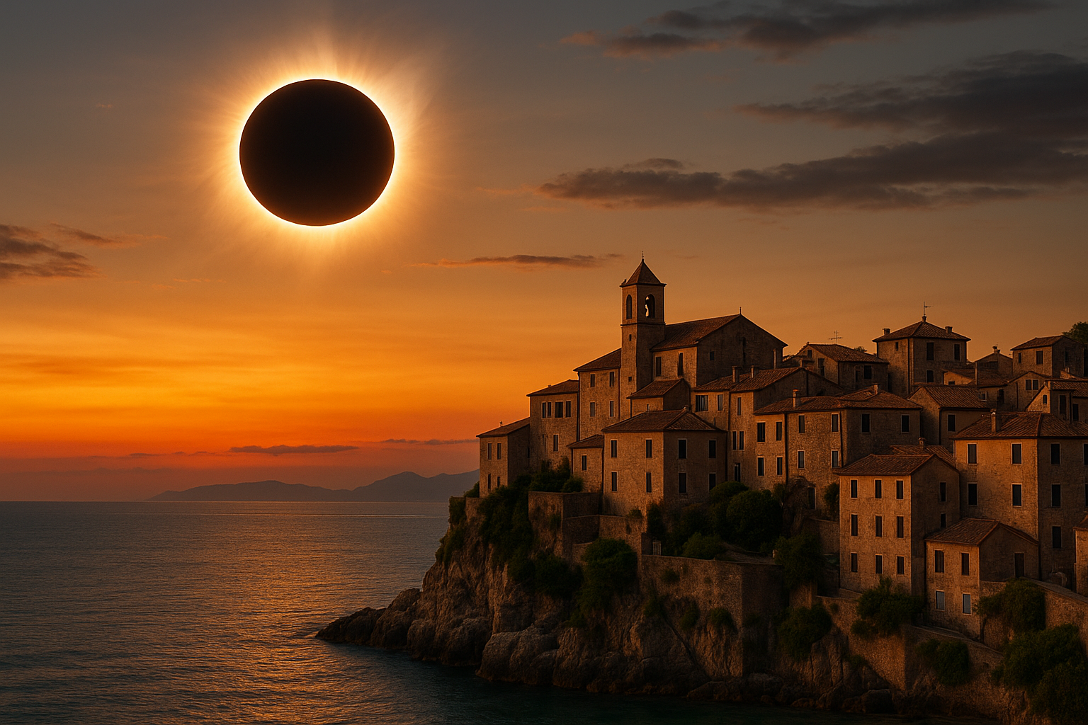 Eclissi solare 2026: i borghi costieri italiani dove prenotare subito per non perdere lo spettacolo
