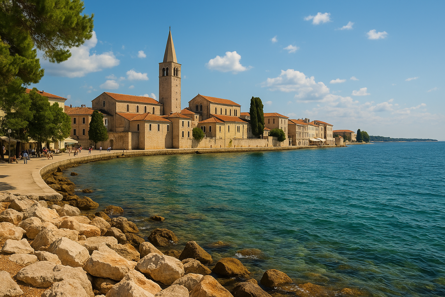 Porečand l'Adriatico a un'ora dall'Italia: la città dei mosaici che gli italiani ignorano