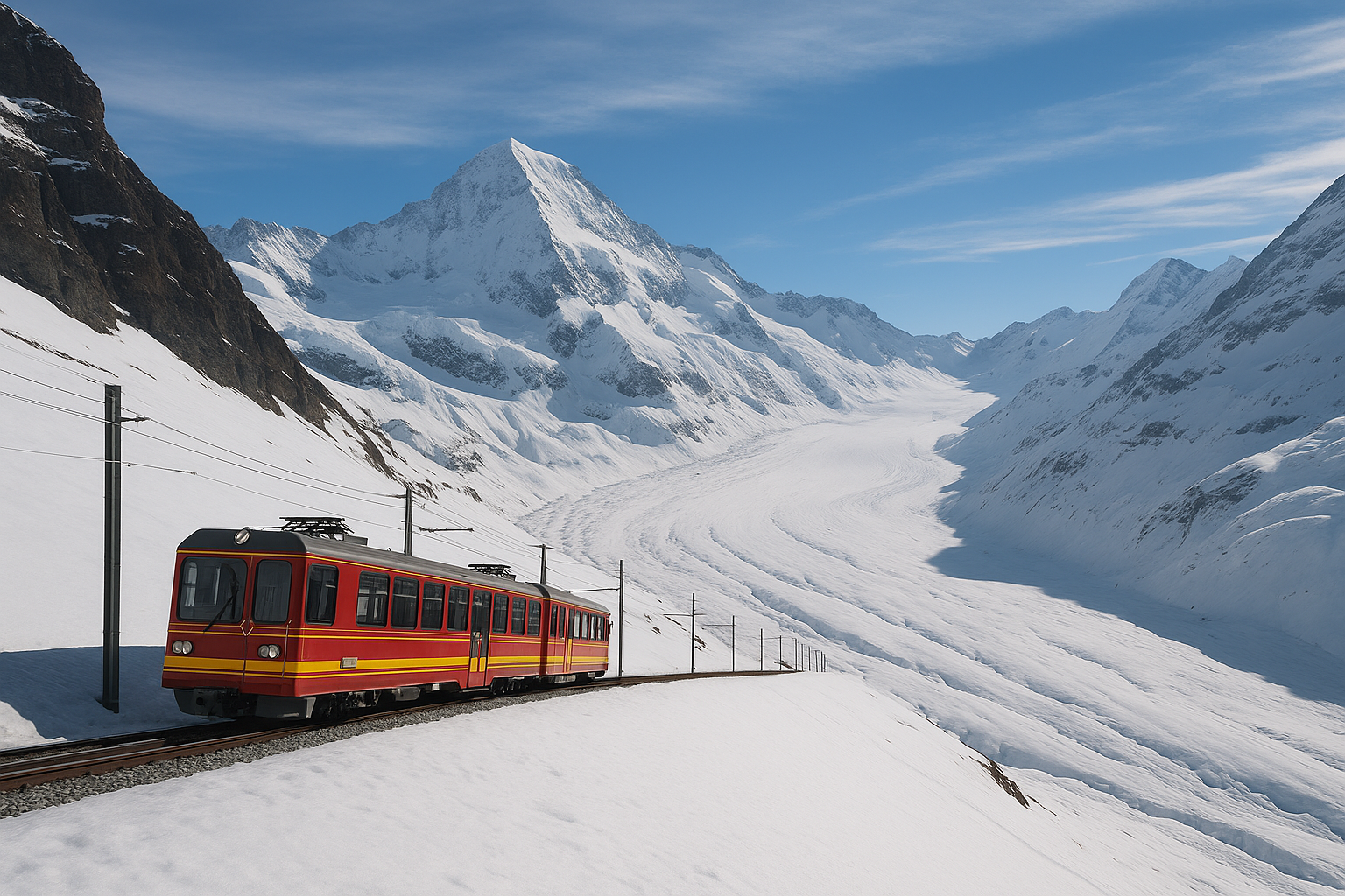 Jungfraujoch in Svizzera: la stazione ferroviaria più alta d'Europa a 3.454 metri dove nevica tutto l'anno (2)