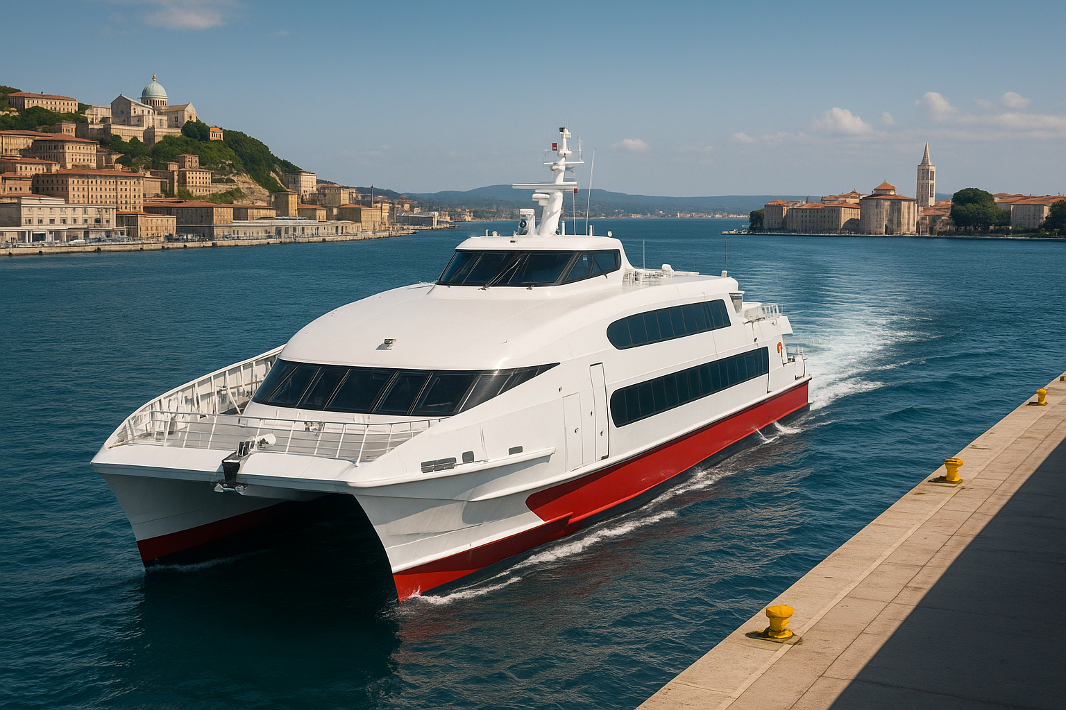 Jadrolinija lancia il catamarano veloce Ancona-Zara: tempi di viaggio e prezzi luglio 2026