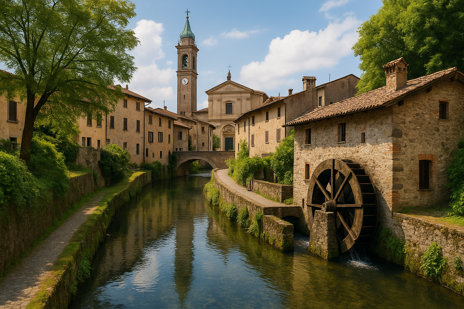 Brembate, il borgo 'acquatico' della Lombardia: canali, storia e cosa vedere in un giorno