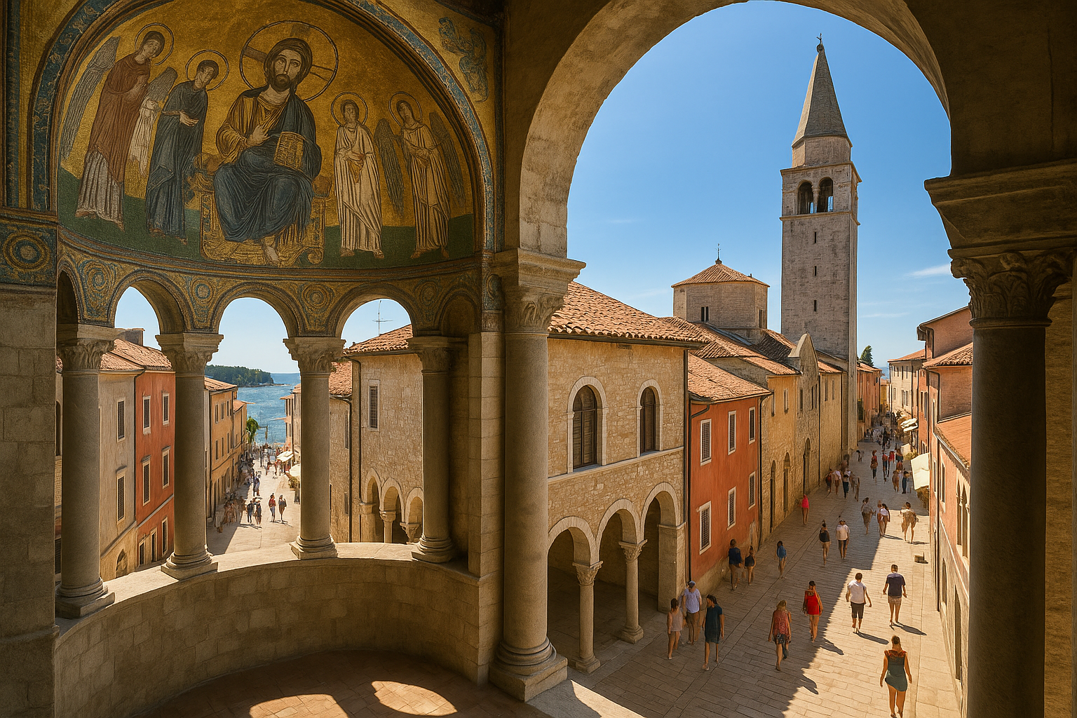 Poreč, la città adriatica a un'ora dall'Italia: mosaici romani e storia millenaria a portata di weekend
