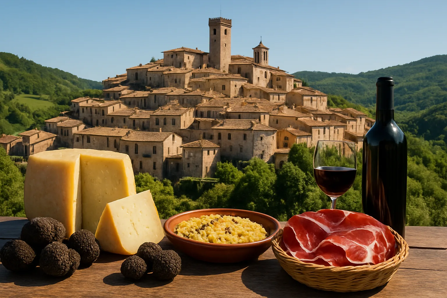 Borghi italiani da scoprire mangiando: Bra, Castelmagno, Norcia, Acqualagna e Pienza