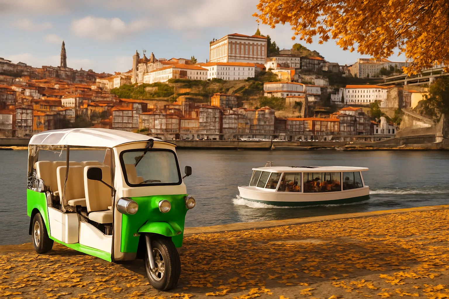 Porto in autunno: tuk tuk ecologici, battelli elettrici e la Valle del Douro UNESCO