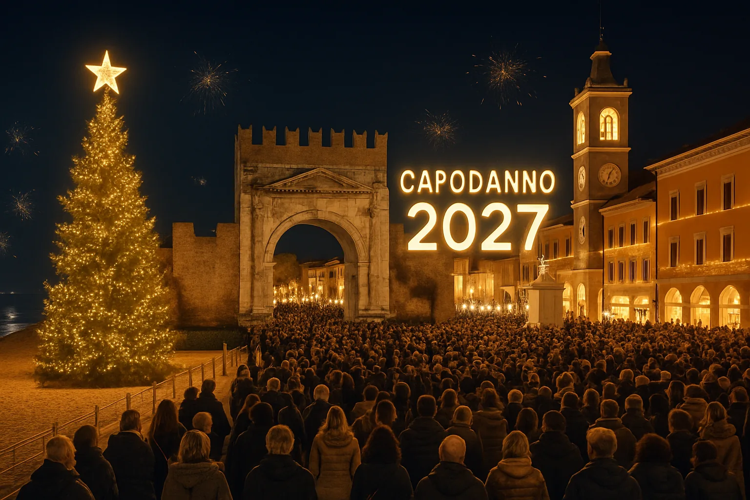 Rimini prepara il Capodanno 2026-2027: Baricco, Bregović e disco dal centro al mare