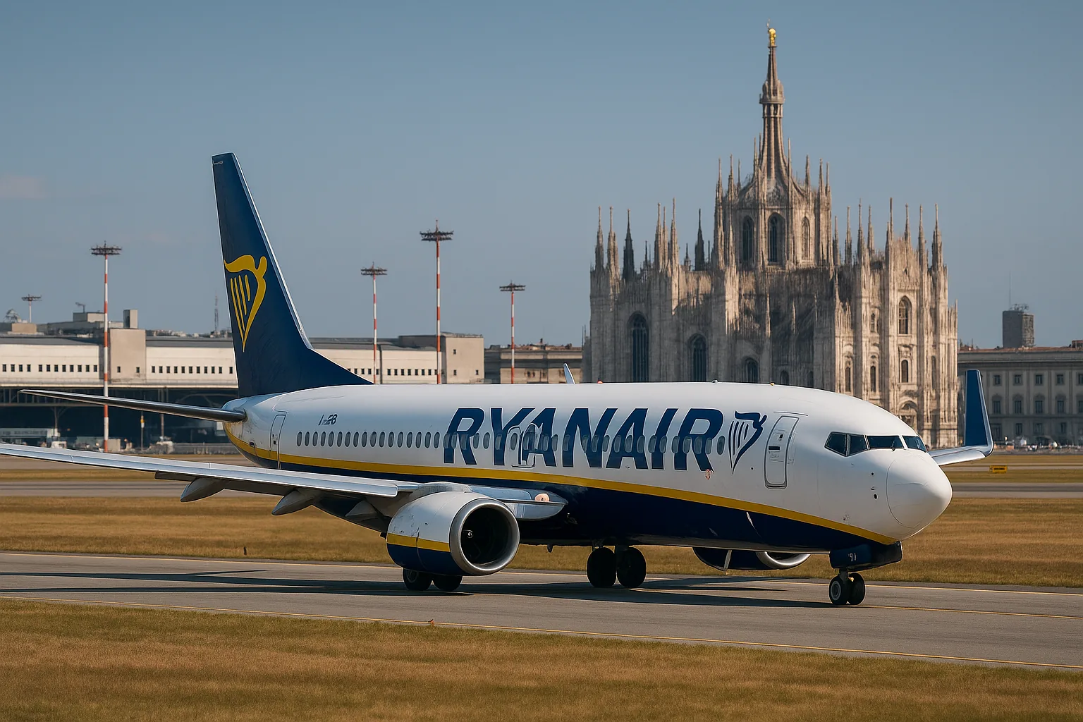 Ryanair rafforza Milano per l'inverno 2026: 33 aeromobili e 125 rotte